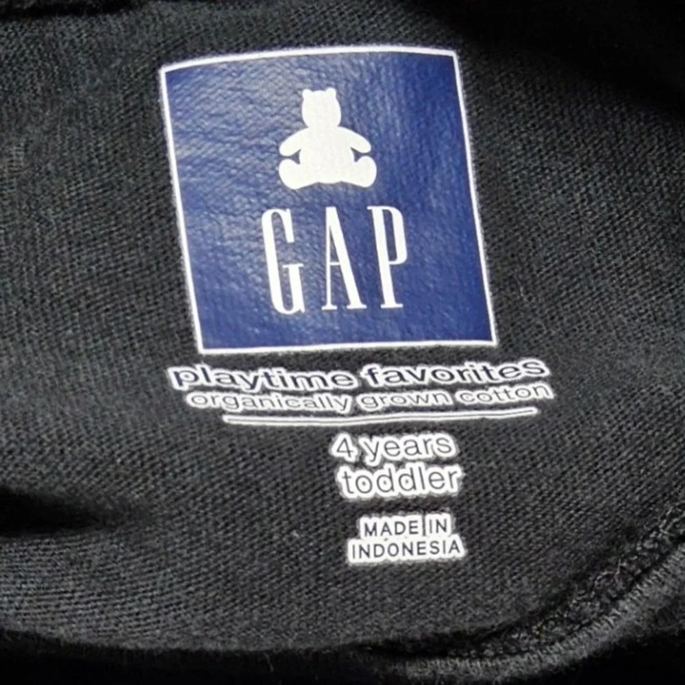 Gap Solar System Graphic T-Shirt Toddler Girls 4T Gray Long Sleeve Cotton Space